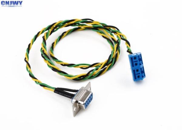 Buy cheap 9 Pins Female D - Sub Vehicle Wiring Harness Plug In Terminal Block Colorful Wire from wholesalers