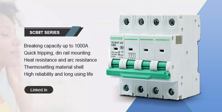 MCB 32A Suntree 4 Pole TUV AC Circuit Breakers