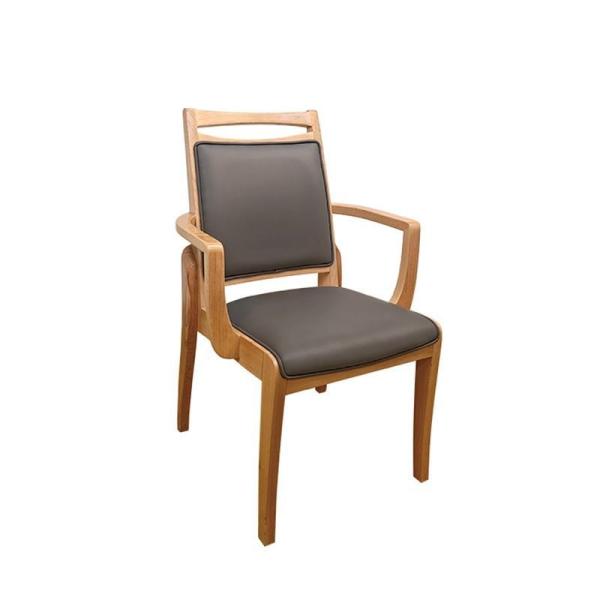 Buy cheap Modern Hotel Solid Wood Restaurant Chairs Stainless Steel Wood Cafe Chairs from wholesalers