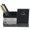 Buy cheap ABS Material Leather Pen Holder Custom Logo Ultraportable Nontoxic With LED Lights from wholesalers