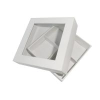 Buy cheap 2mm White Cardboard Gift Boxes OPP Christmas Cosmetic Packaging Small Flat product