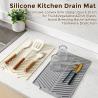 Buy cheap Silicone Drain Pad Multi-Functional Kitchen Silicone Drain Pad from wholesalers
