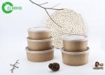 Buy cheap Disposable Kraft Paper Salad Bowl 500ml Take Away Various Colour Printing Bowl from wholesalers