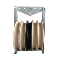 Buy cheap 660MM Rubber Roller Five Wheels Conductor Stringing Blocks product