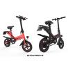 Buy cheap Portable Electric Bicycle Folding Road Bike 14 Inch Front / Rear Double Disc Brake from wholesalers