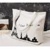 Buy cheap recycle shopping promotional logo printed standard size canvas tote bag,standard size shopping bag,canvas bag tote,fabri from wholesalers