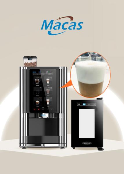 Buy cheap Commercial Fresh Milk Coffee Vending Machine Coffee Shop from wholesalers