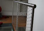 2.0mm 60*105mm Stainless Steel Ferrule Rope Mesh Stairs Railing High Strength