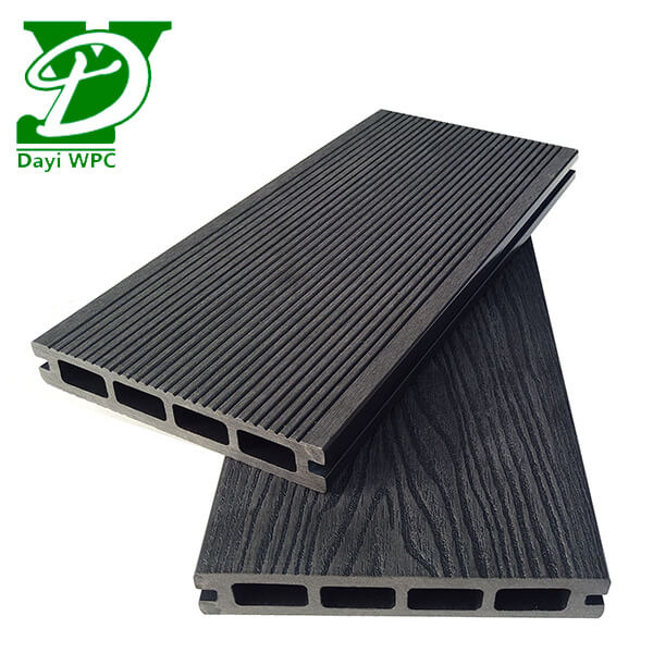 Deep Embossed WPC Hollow Core Composite Decking