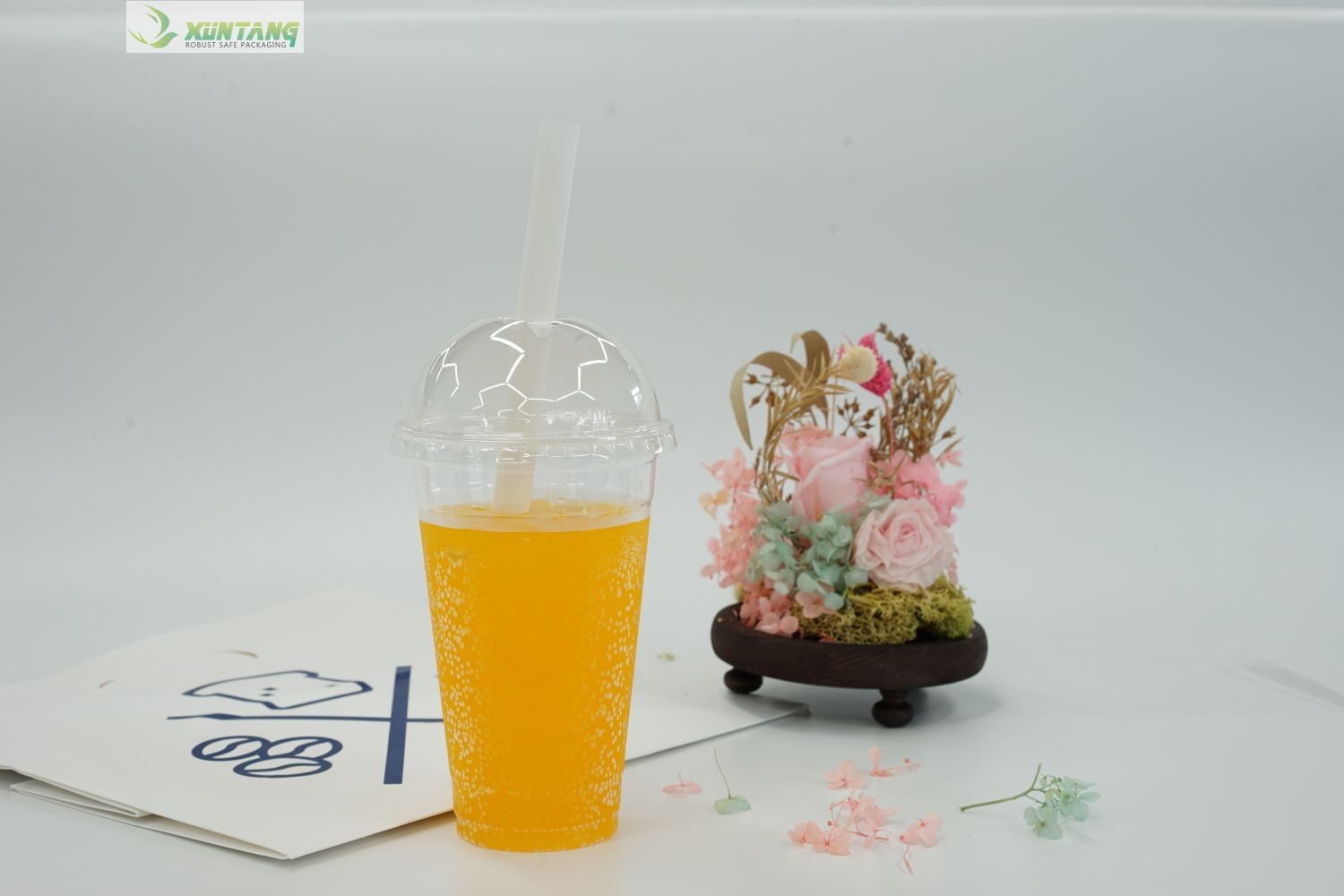 20oz Compostable Clear Custom PLA Cup For Cold Drinks