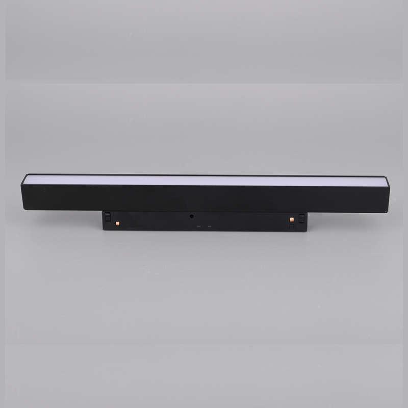 Interior Design Linear LED Track Light Suspension Mount Installation