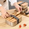 Buy cheap Stainless Steel Bento Lunch Box Bamboo Lid 1200 Ml Lunch Box from wholesalers