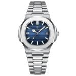 Band Width 20mm Stainless Steel Quartz Wrist Watch Time Display Option Weighs