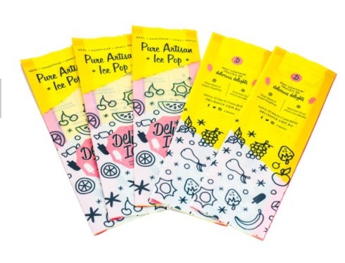 Food grade popsicle wrapper packaging bag Cheap custom printed cheap plastic opp bags
