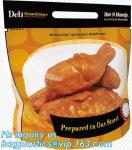 Grab And Go Handles, Anti-Fog Window, Leak-Proof, Hot Bag For Food Delivery,