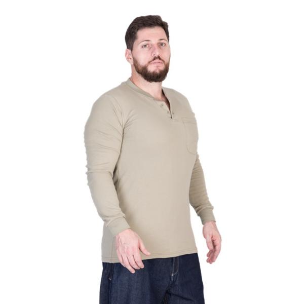 Buy cheap NFPA2112 FR Shirts 100% Cotton Arc Proof Welder Shirts CAT2 Henley Shirts from wholesalers
