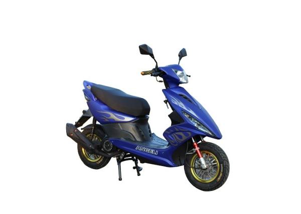 Buy cheap GY6 Engine Gas Motor Scooter , Blue Plastic Body Gas Scooters For Adults from wholesalers