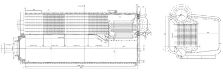 Customization Power Plant Boiler , Oil Gas Fired Steam Boiler Low Pressure
