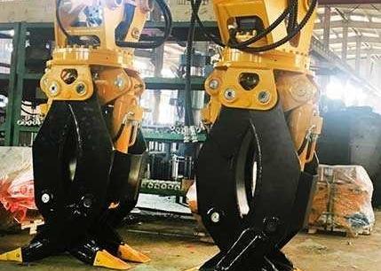 Buy cheap Q355b 35 Ton Excavator Rotating Grapple Hydraulic Timber Grab from wholesalers