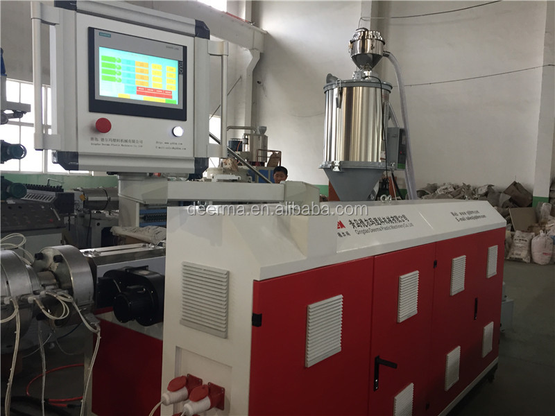 220V PE Pipe Machinery 80kw PPR Pipe Production Line SJ90/30 With OMRON Temperature Controller