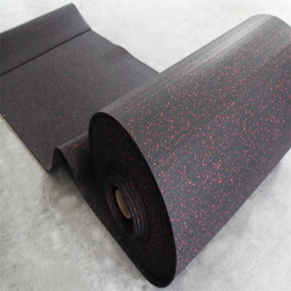 Buy cheap Black Rubber Sports Flooring , Gym Sports Flooring Anti - Slip Feature from wholesalers