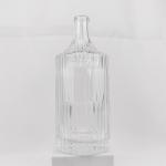 High White Glass Material Custom Color Clear 750ML Whisky Whiskey Glass Decanter