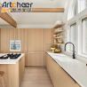 Buy cheap Contemporary High Gloss Kitchen Units Cabinets American Walnut Wood Veneer Cabinet from wholesalers