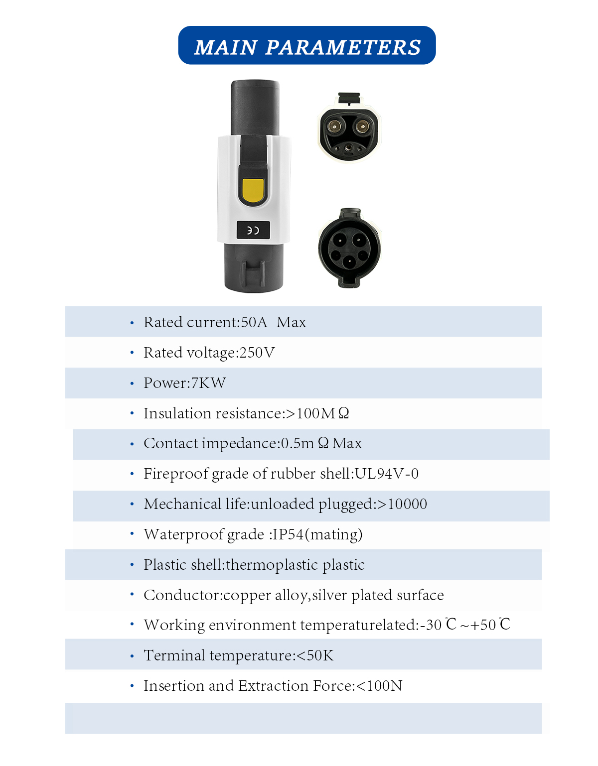 Tesla EV Charger Adapter 7KW 220V AC Condition 32A Output for NACS Car Charging Pile TYPE1 to Tesla Interface Standard