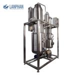 Falling Film Evaporator Essential Oil Ethanol Vacuum 18kw SS304