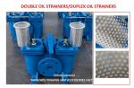 2"-DN50 Duplex Oil Strainer Model AS16050 Cb/T425 Body Cast Iron Filter