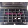Buy cheap Professional Makeup Cases On Wheels , Black Pu Leather Cosmetic Trolley Case from wholesalers