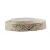 Buy cheap Beige Foil Gold Printed Cotton Ribbon For Valentines Day Gifts Packaging from wholesalers