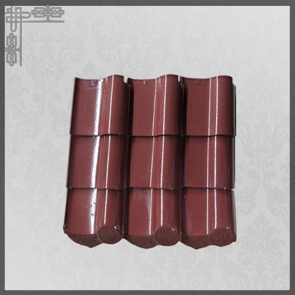 Buy cheap Modern 220mm Ceramic Roof Tiles House Spanish Handmade Red Clay Roof Tiles from wholesalers
