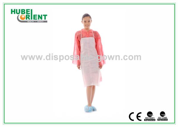 Buy cheap 40g/m2 Nonwoven Disposable Sleeveless Apron for Food Processing from wholesalers