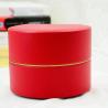 Buy cheap Blue / Pink / Red Leather Jewelry Box With Custom Logo Empty Round Shape from wholesalers