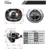 Buy cheap CH34 3.0inch Crystal angel eye Bixenon Car hid xenon projector kit from wholesalers