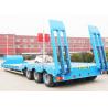 Buy cheap 2 Axles 3 Axle 4 Axle Heavy Duty Hydraulic Low Loader Semi Trailer for Heavy Loads from wholesalers