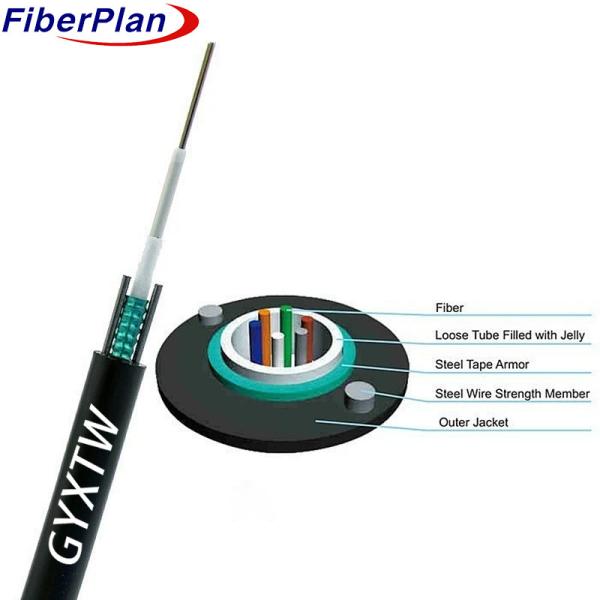 Buy cheap Outdoor Armored Duct GYXTW Fiber Optic Cable Flexible And Versatile For Networking from wholesalers