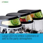 Stainless Steel Three Bowls Margarita Smart Ice Slush Machine Maker