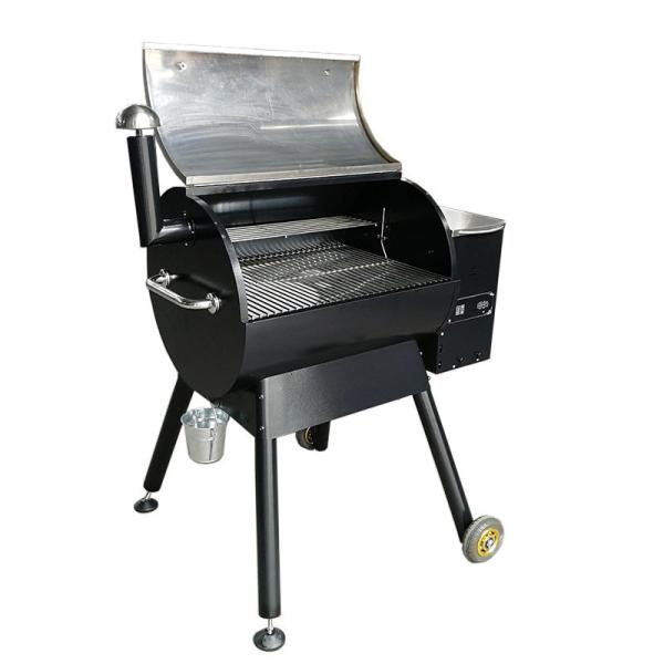 Buy cheap High Pressure Protection Device Barrel Electric Wood Pellet Smoker Trolley BBQ Grill from wholesalers