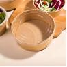 Buy cheap Waterproof Food Grade Paper Bowl Brown Takeout Ink Biodegradable Disposable Paper Bowl from wholesalers