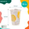 Buy cheap 24oz PLA Eco-Friendly Cup With Lid 100% Compostable, Disposable Party Cups Transparent Disposable 8oz 12oz 16oz from wholesalers