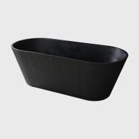 Buy cheap Back To Wall Slipper Pedestal Tub Freestanding White Acrylic Bathtub 59 X 30 product