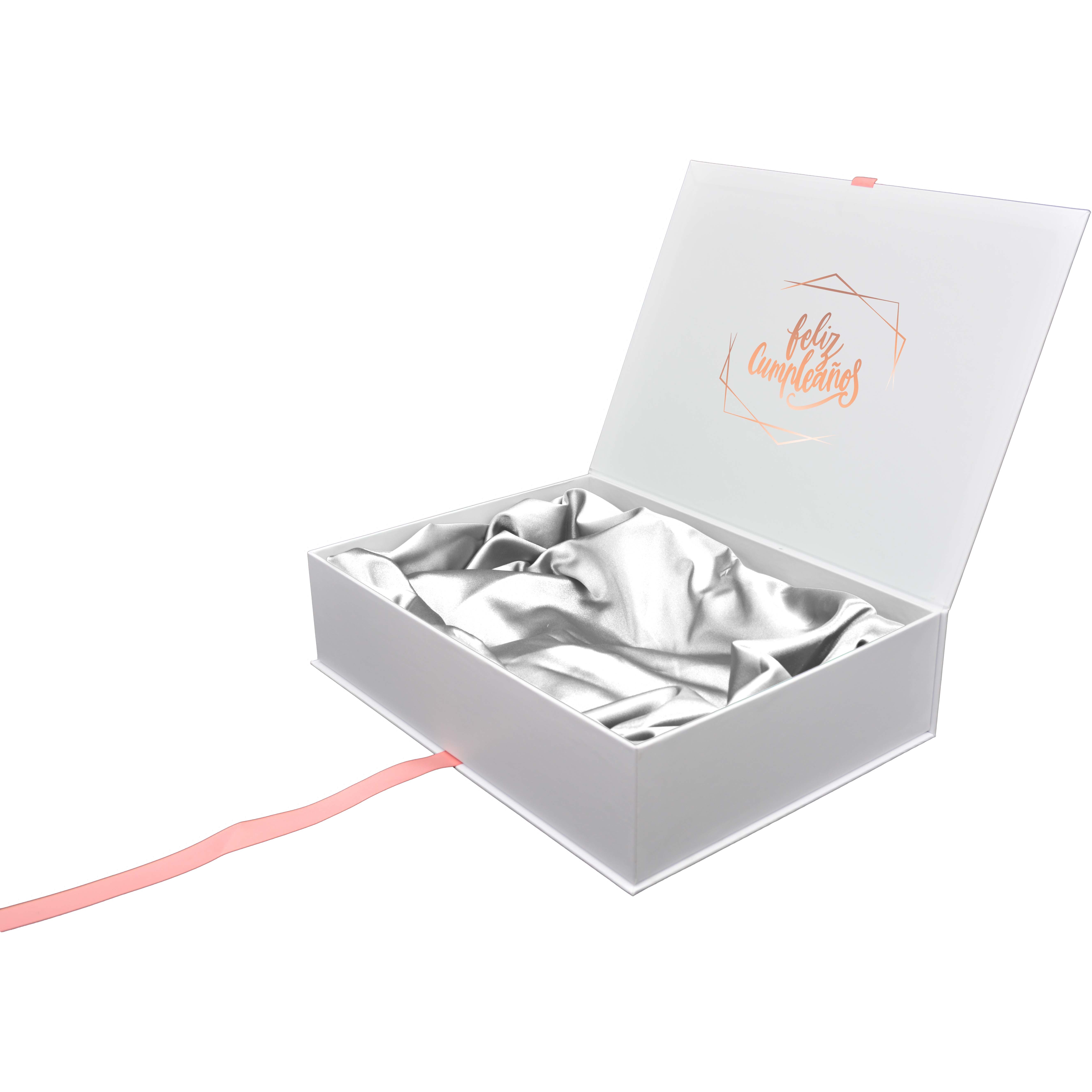 Bureau Silk Lined Gift Box , 8x7.5x3.5In Wig Subscription Box
