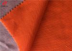 Flame Retardant Fluorescent Material Fabric Weft Knitted Polyester Fabric For