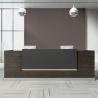 Buy cheap Wooden Light Luxury Office Counter for Business Reception and Beauty Salon Front Desk from wholesalers