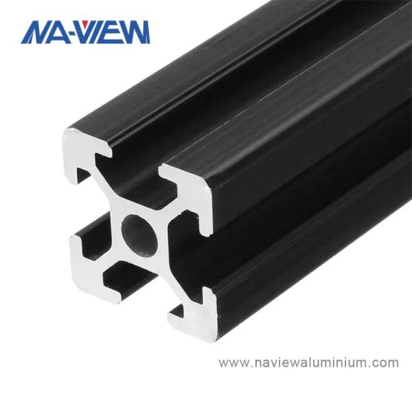 Buy cheap Customized Black Aluminium Angle Extrusion Profile from wholesalers
