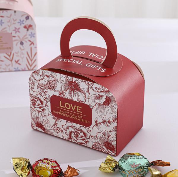 Hand - Held Creative Party Gift Packaging Box For Wedding Candy Baking Food