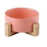 Buy cheap Rounded Marble Ceramic Pet Bowl With Elevated Stand Japan Style Printed from wholesalers