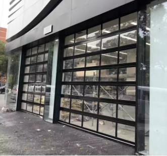 Buy cheap Sound Insulation Transparent Garage Door Water Tightness Class 3 from wholesalers